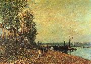 Alfred Sisley The Tugboat Sweden oil painting artist